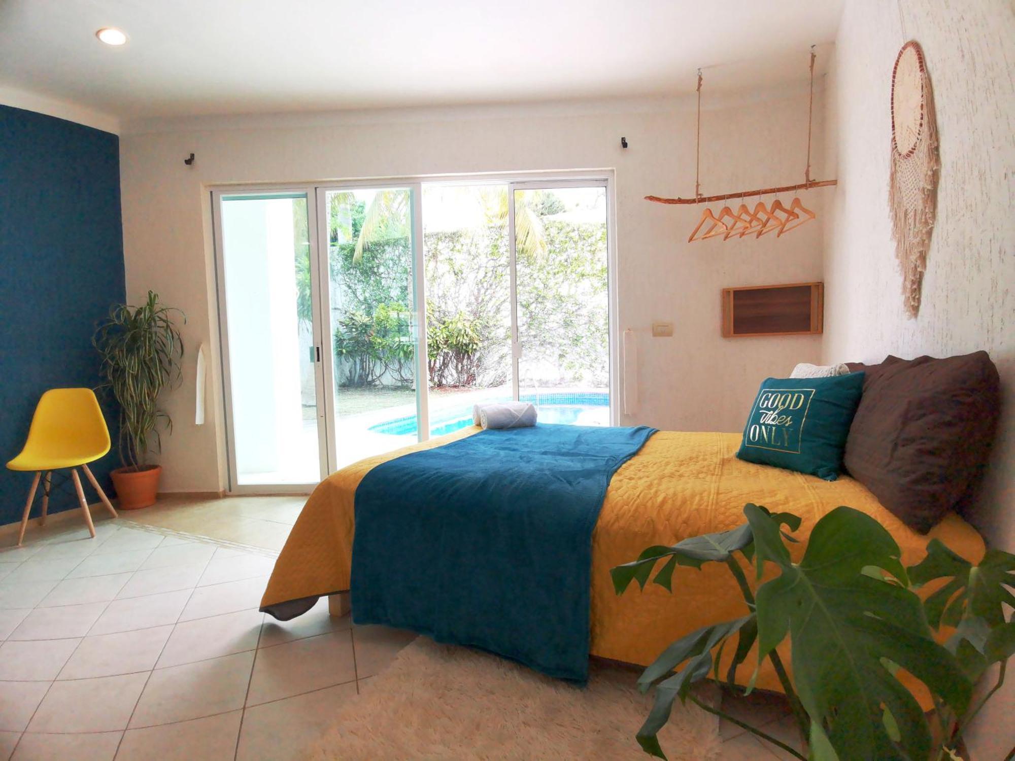 Beautiful & Cozy Near Beach Apartment Pool & Kingsize Bed Cancún Camera foto