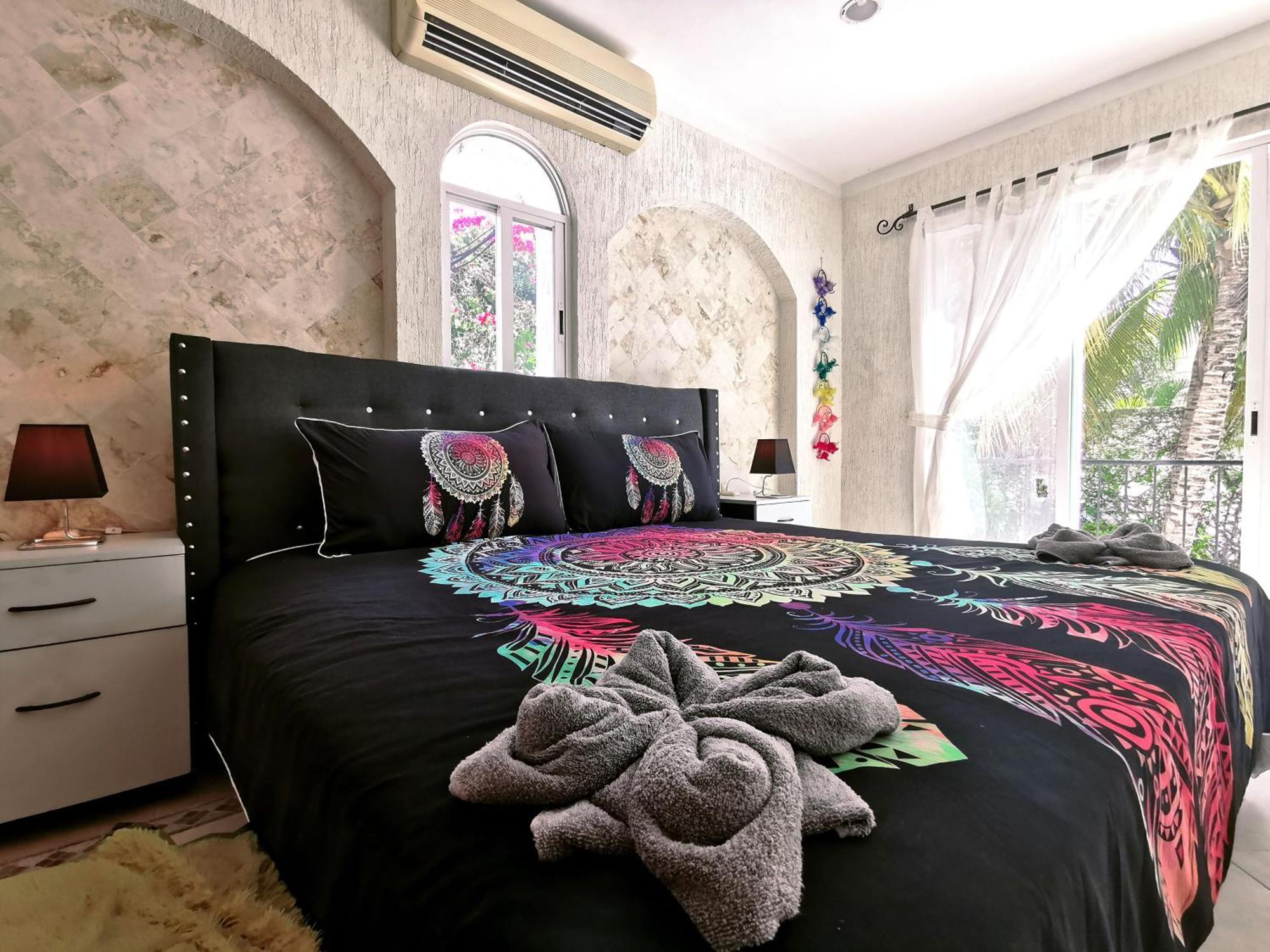 Beautiful & Cozy Near Beach Apartment Pool & Kingsize Bed Cancún Camera foto